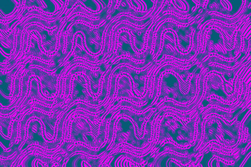 An abstract blue and pink wavy background.