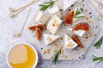 Cheese with white mold