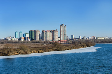 MOSCOW,RUSSIA - MARCH 14,2015: Shchukino District is administrative raion of North-Western....