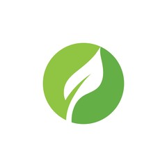 Green leaf logo
