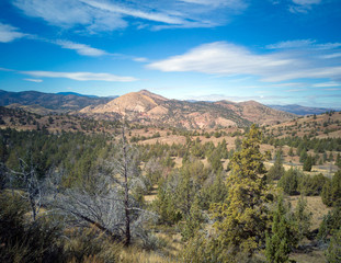 Magnificent views of extended prairie, rolling hills and vast canyons in the unspoiled beauty ot the Sutton Mountain Wilderness Study Area outside the rustic town of Mitchell, 