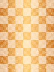 和柄　市松模様　背景