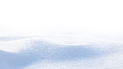 Obraz premium Snow wave isolated on white background