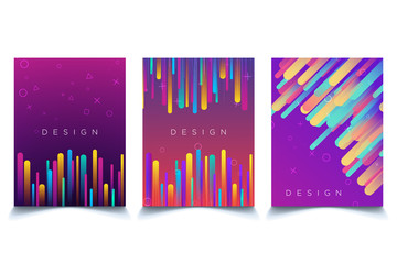 Dynamic banners for sales. Design banner templates, covers. Vector illustration of background.