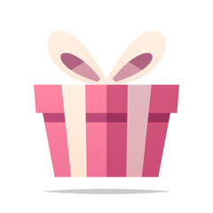 Gift box vector isolated illustration