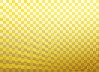 背景 市松模様 シンプル 金 ゴールド 雲 くも 曇り Wall Mural Wdw