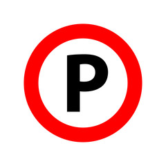 Parking location pin vector icon. filled flat sign for mobile concept and web design. Parking map marker simple solid icon. parking sign icon. Car parking symbol