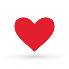 Heart Icon Vector. Valentine heart Icon Drawing.