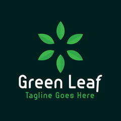 Green Leaf Logo Design Inspiration For Business And Company