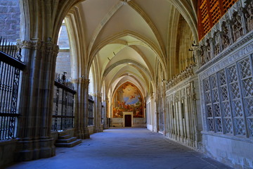 Santa Iglesia Catedral Primada de Toledo, Catedral Primada Santa Maria de Toledo, Spain built in Mudejar gothic style.