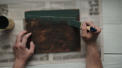 leather craftsman, pottery workshop, leather textile, selective focus, jeweler, creative work