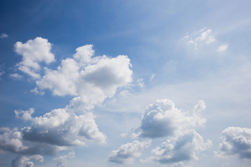 sky background with clouds.