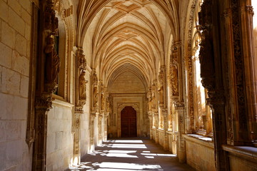 Gothic cupola of Monasterio San Juan de los Reyes or Monastery of Saint John of the Kings in Toledo, Spain.