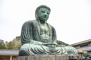Kanagawa/Japan- June 2014 :  Amida-butsu (Amitabha Buddha), the Great Buddha of Kamakura, Kotoku-in 