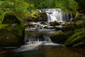 The lower section of the Talybont falls.