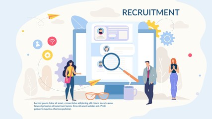 Recruitment Design Webpage for Hiring Service