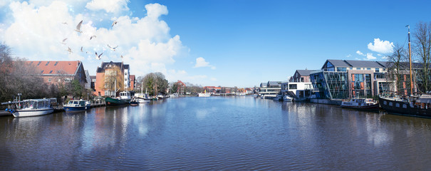 Naklejka premium Panorama Hafen