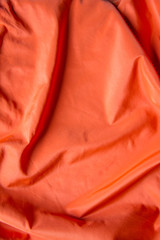 Orange satin background texture