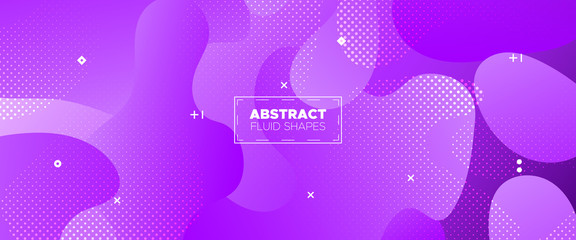 3d Fluid Background. Vivid Gradient Brochure. 