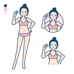 simple underwear woman_Just a bit