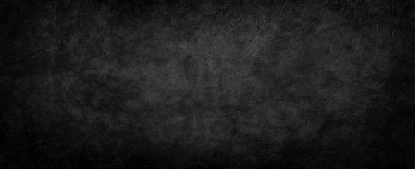 Elegant black background texture with old vintage grunge, distressed black wrinkled paper with marbled design