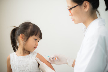 Obraz na płótnie Canvas Vaccine testing