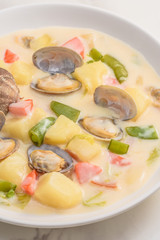 クラムチャウダー