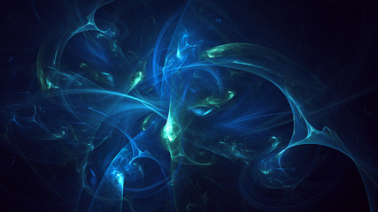 Fractal 3D rendering abstract light surreal background