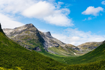 Beautiful nature in Valldal, Norway
