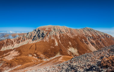 Caucasus Mountains in autumn