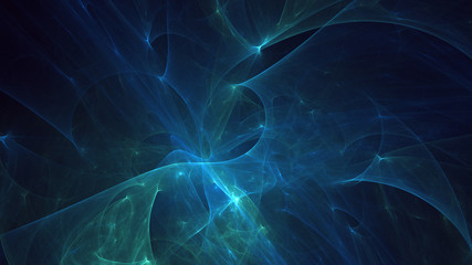 Fractal 3D rendering abstract light surreal background