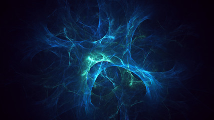 Fractal 3D rendering abstract light surreal background
