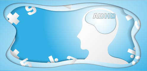 The ADHA  vector image for medical content.