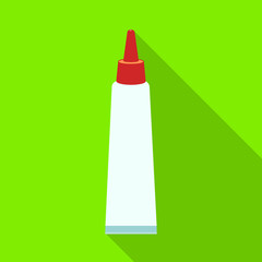 Vector design of tube and super icon. Web element of tube and caulk vector icon for stock.