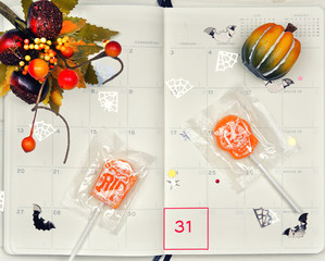 Halloween im Kalender