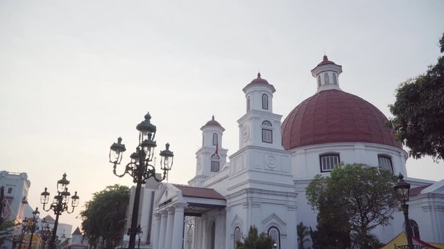Gereja Blenduk takes place at Semarang city, Indonesia. an old building that become an icon for years.