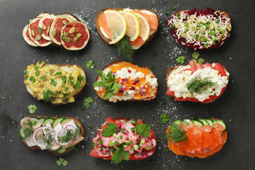 Smorrebrod is a traditional Scandinavian open-faced sandwich