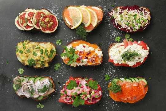 Smorrebrod is a traditional Scandinavian open-faced sandwich