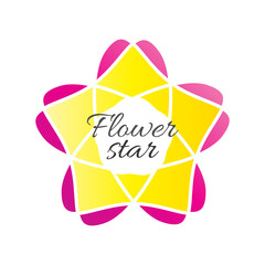 Flower star logo