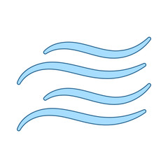 Obraz premium Water Wave Icon