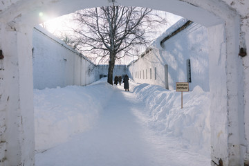 Spaso-Evfimiev men's monastery. Suzdal. Russia. Golden ring.