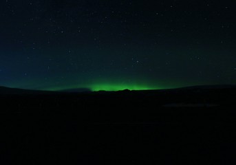 Fototapeta na wymiar Aurora Borealis on Iceland 4