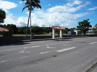 Obraz premium 石垣島の風景（白保地区）