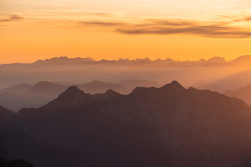 Fototapeta premium Sonnenaufgang in Iatalien