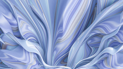 Bright background with a volumetric pattern and print. 3d illustration, 3d rendering.