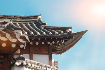 Korea traditional roof
