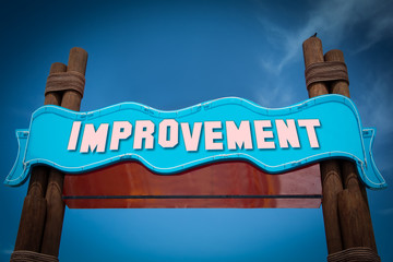 Street Sign to Improvement