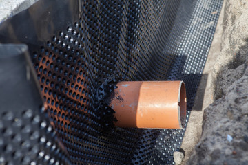 Hydroisilization of ground floor fundam using a bucket film