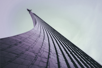 rocket building in Moscow - a landmark in honor of space