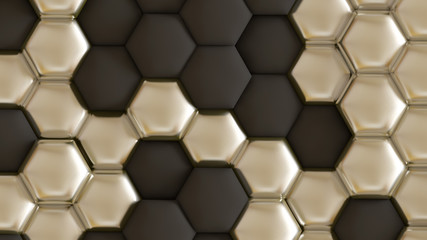 Interior pattern, architectural background. 3d illustration, 3d rendering.